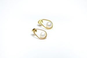 Pearl Basket Studs